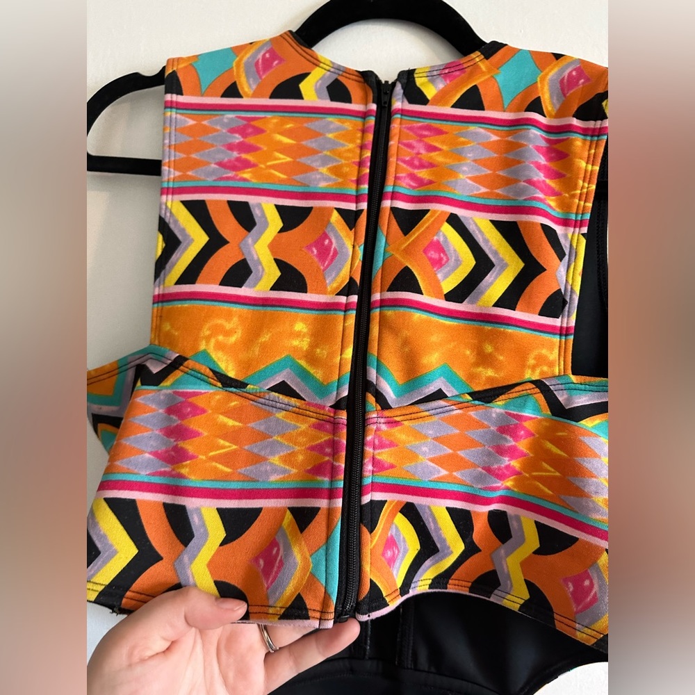 Lovers + Friends Got a Body Cut Out Bodycon Mini Dress in Tribal in Floral Multi - Picture 9 of 13
